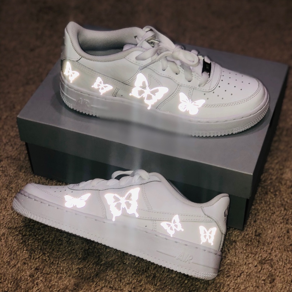 Reflective Butterfly Air Force 1
